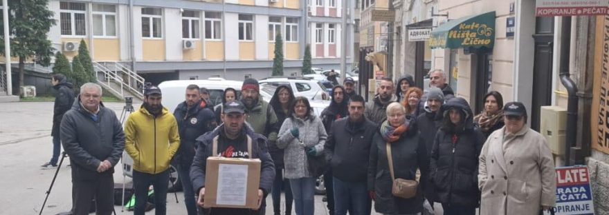 Udruženje građana da ne dišemo Duboko, predaja dokumentacije tužiocu